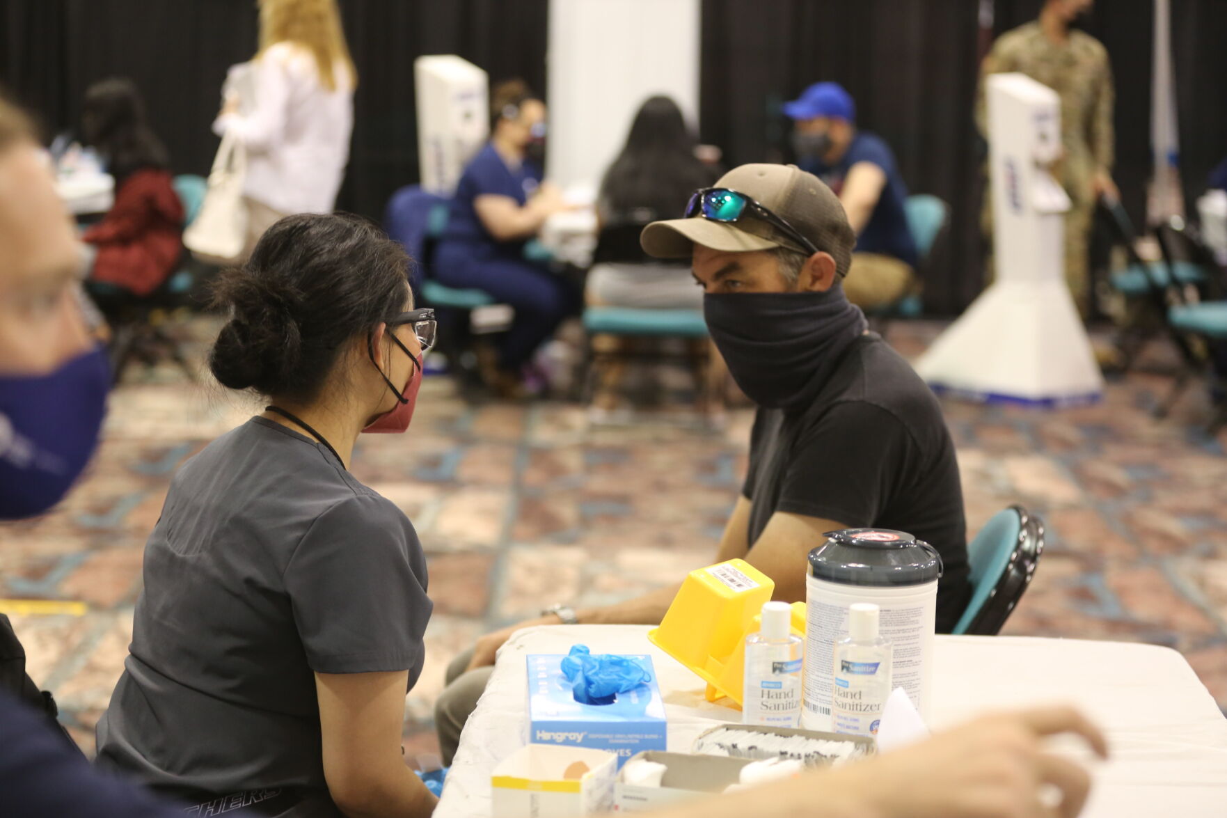 The final day of the Atlantic City Convention Center state run mega site for COVID-19 vaccinations Saturday, June 19, 2021.